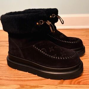 Louis Vuitton Black Winter Boots